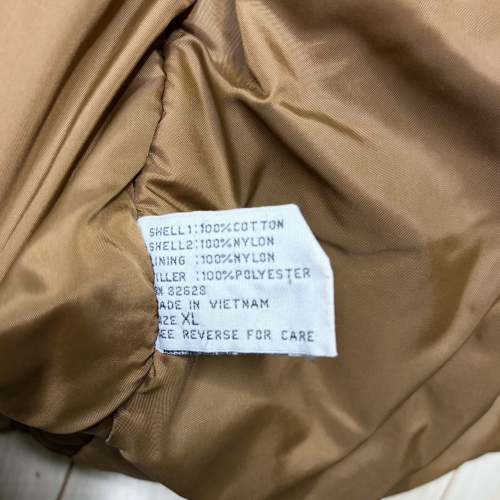 Vintage Southpole Y2K Puffer Carpenter Hybrid Jacket Mens XL Brown Water Repel - Picture 12 of 15
